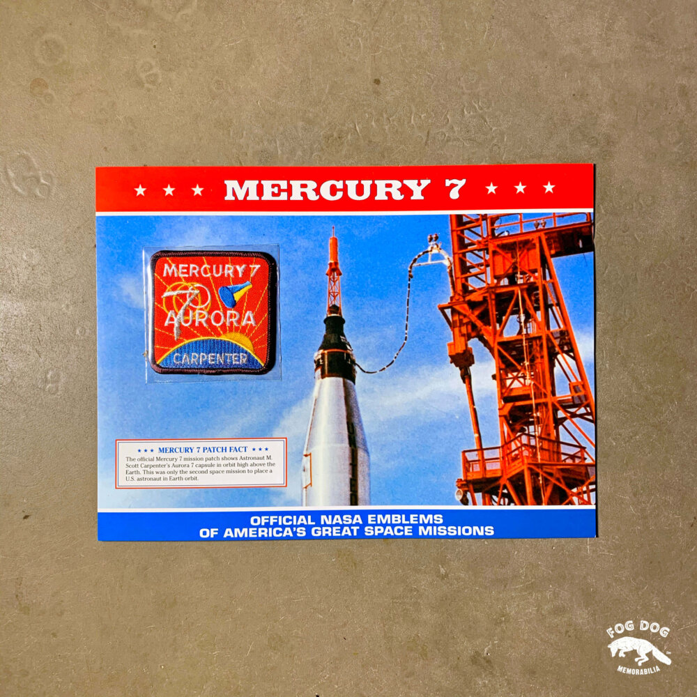 Oficiální textilní nášivka NASA - MERCURY 7