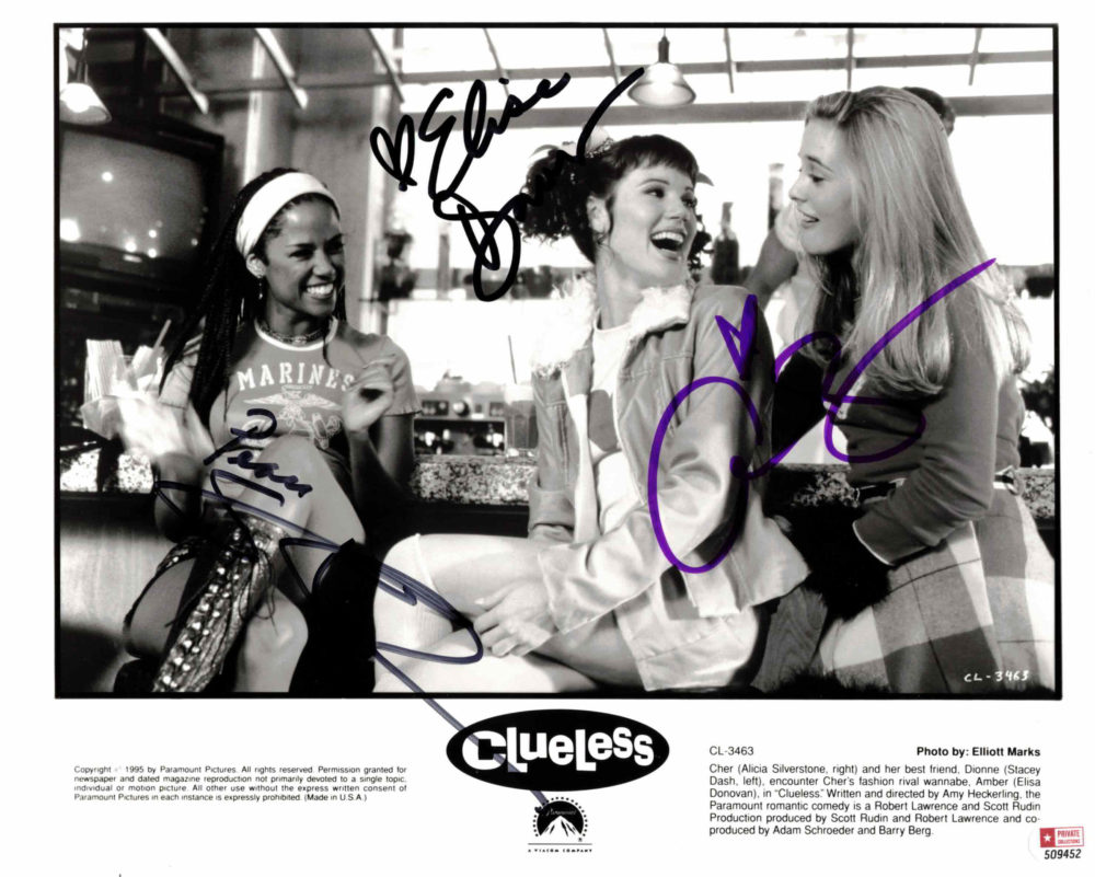 Alicia Silverstone, Stacey Dash & Elise Donovan - autogram