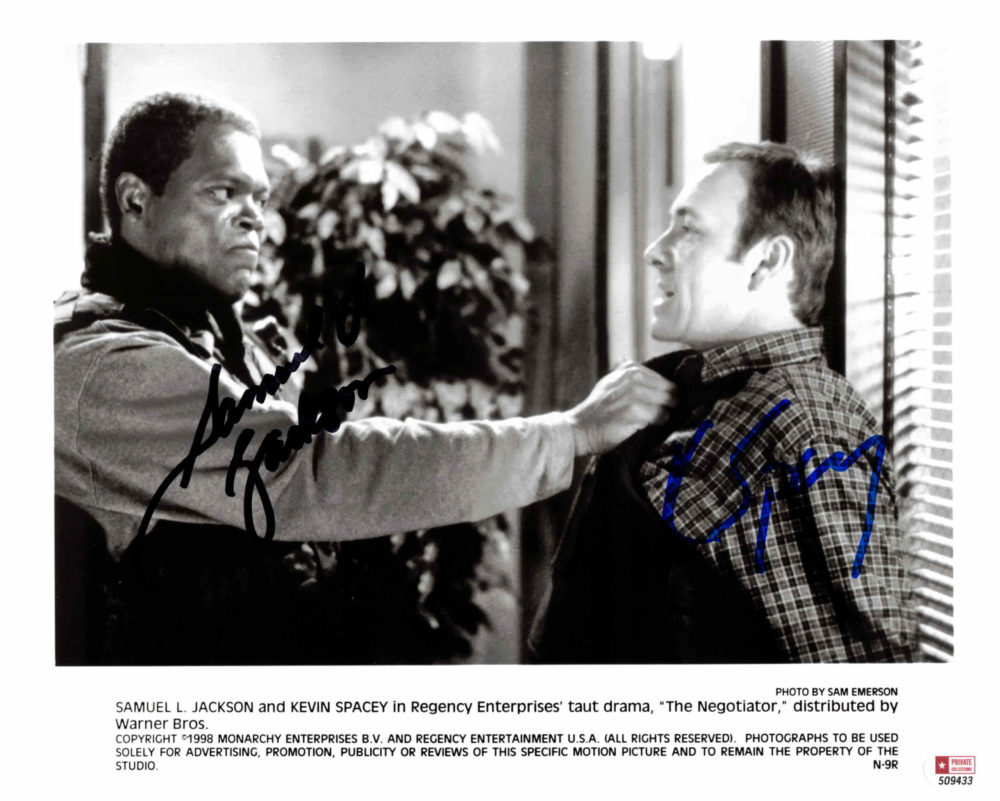 Samuel L. Jackson & Kevin Spacey - autogram