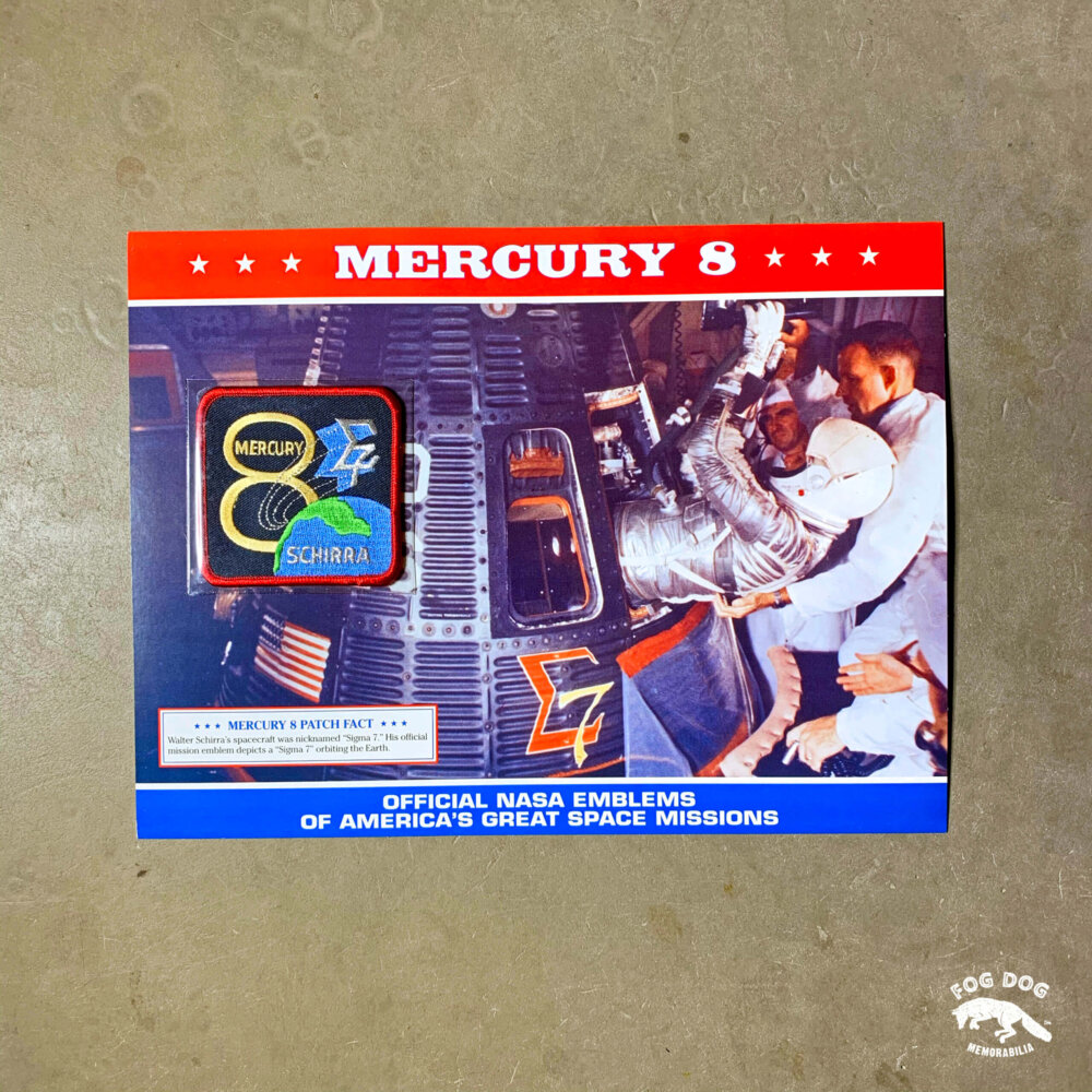 Oficiální textilní nášivka NASA - MERCURY 8