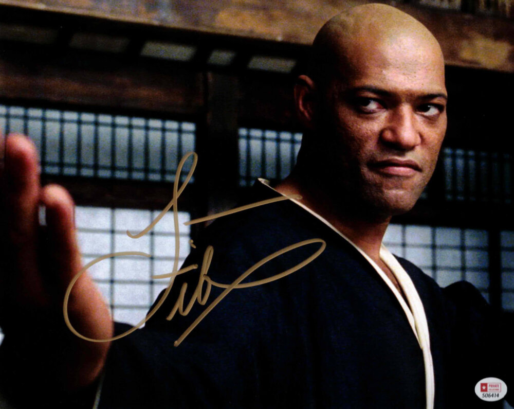 Laurence Fishburne / MATRIX - autogram