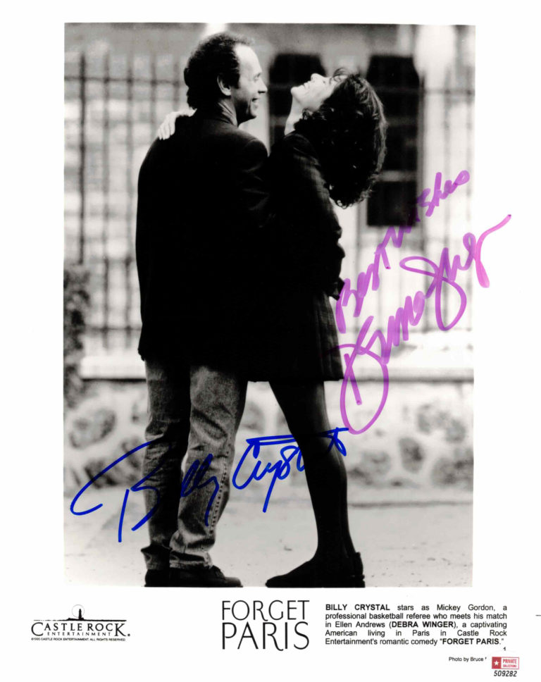 Billy Crystal & Debra Winger - autogram