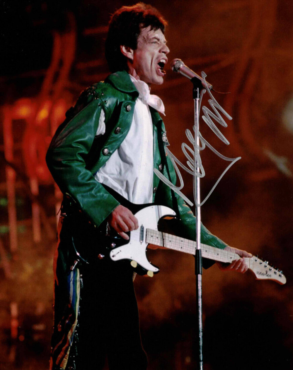 Mick Jagger - autogram