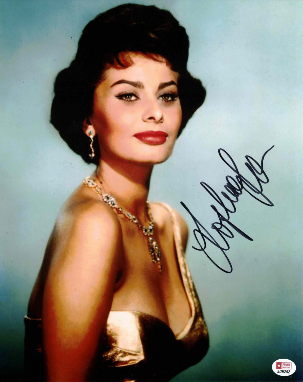 Sophia Loren - autogram