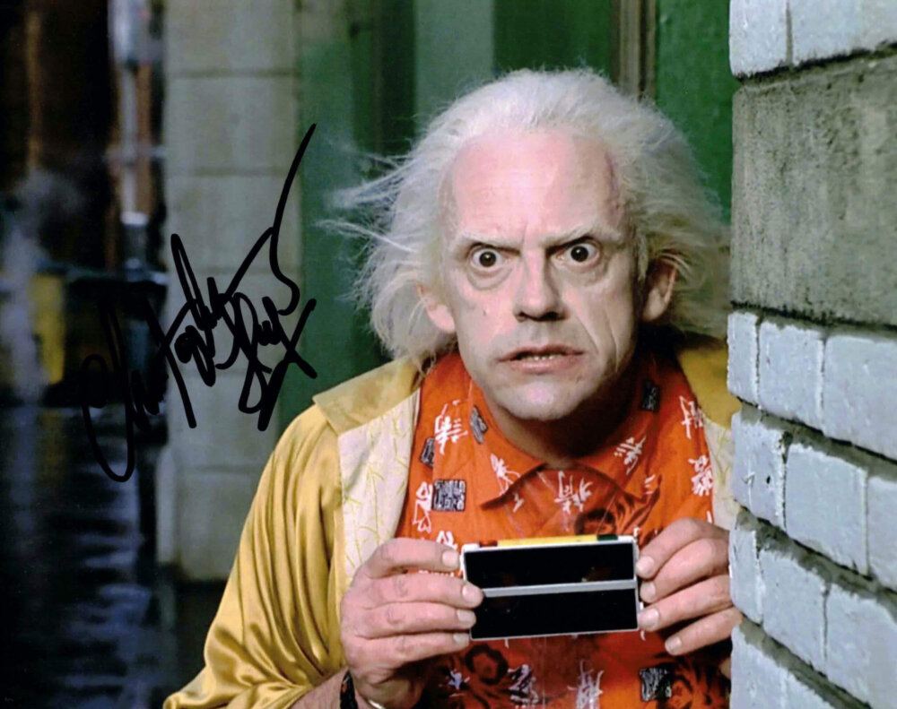 Christopher Lloyd / Návrat do budoucnosti - autogram