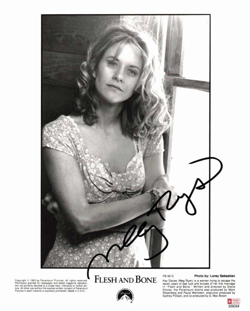 Meg Ryan - autogram