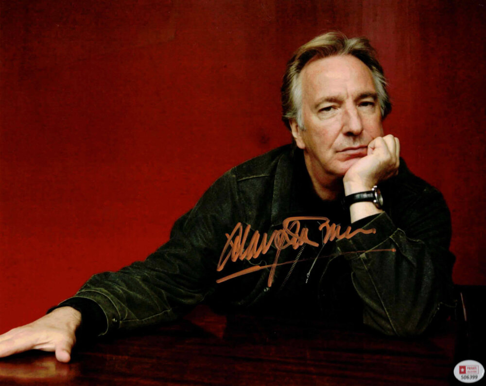 Alan Rickman - autogram
