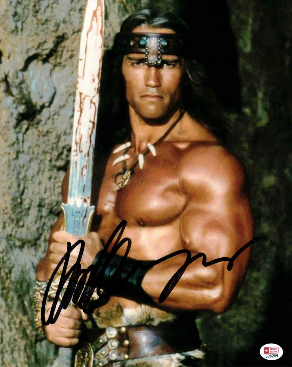 Arnold Schwarzenegger / Barbar Conan - autogram
