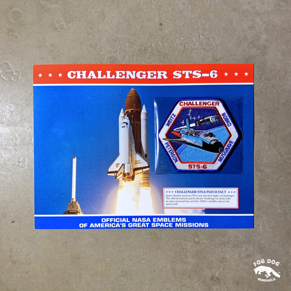 Oficiální textilní nášivka NASA - CHALLENGER STS-6