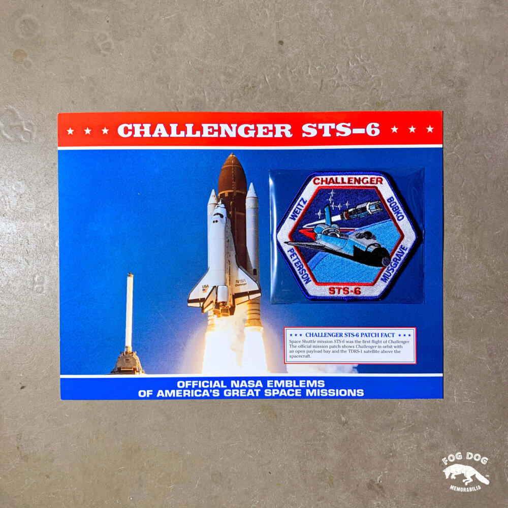 Oficiální textilní nášivka NASA - CHALLENGER STS-6