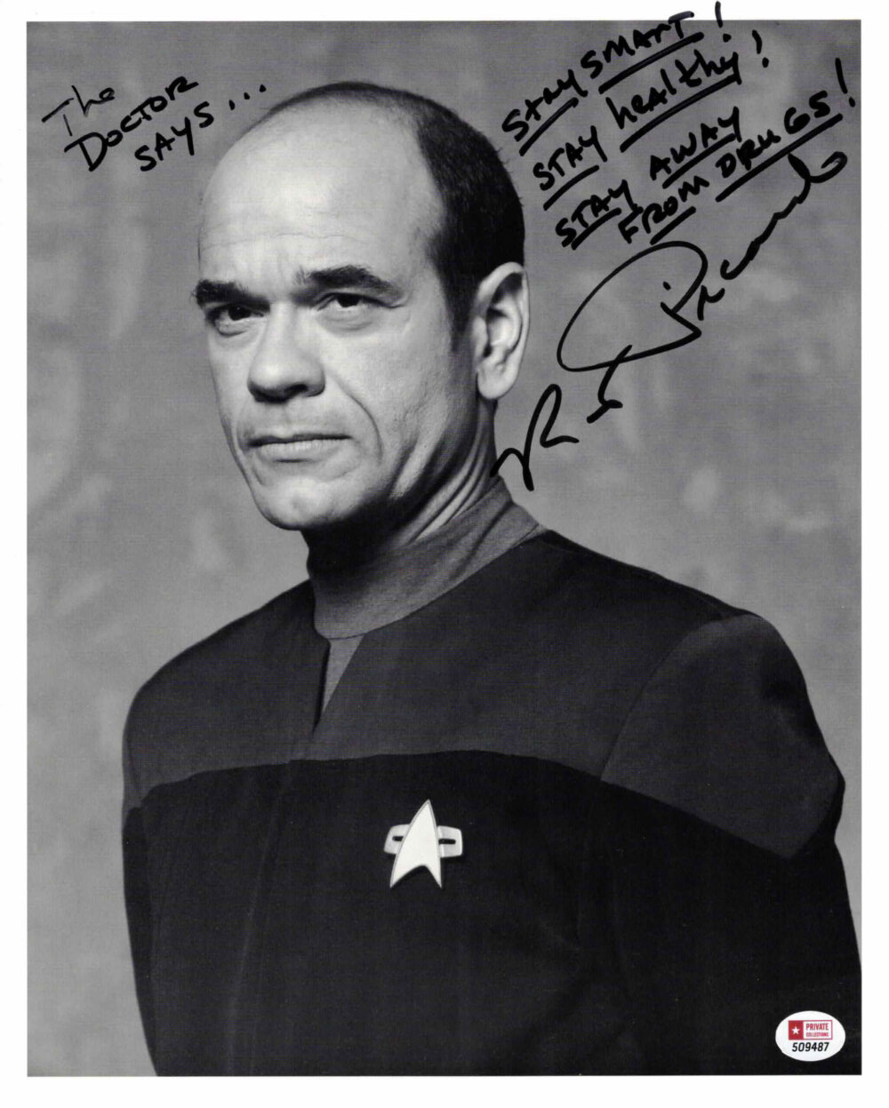 Robert Picardo / Star Trek - autogram