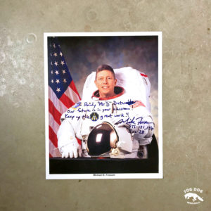 Autogram / astronaut Michael Fossum