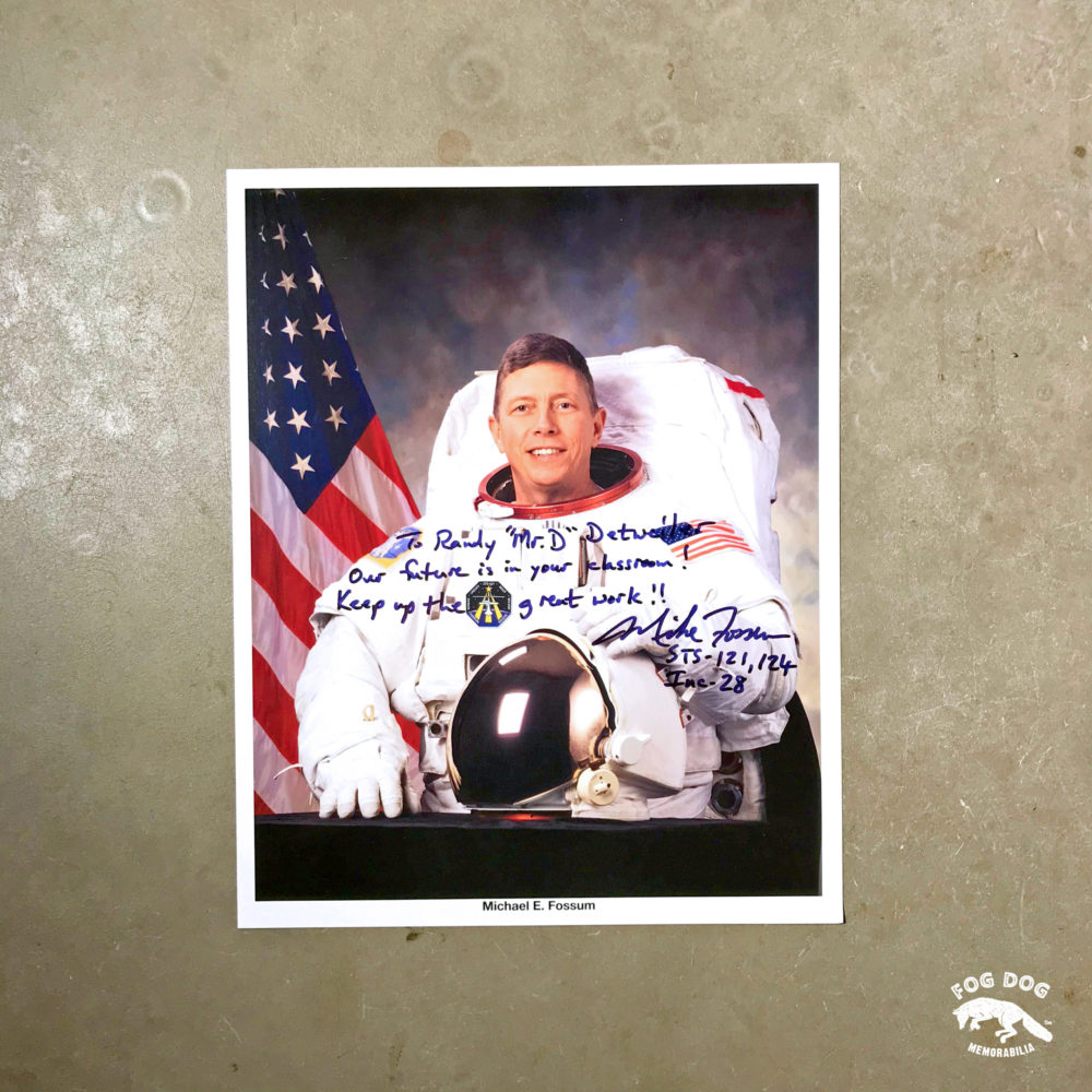 Autogram / astronaut Michael Fossum