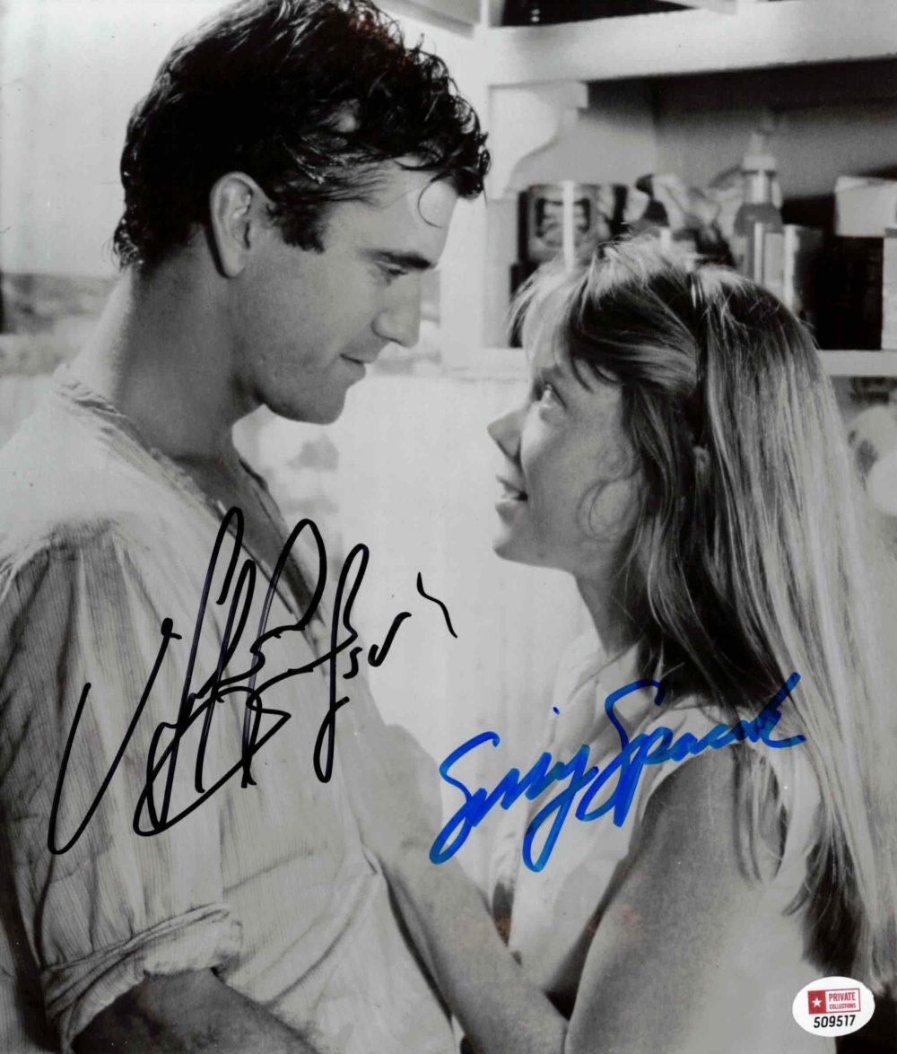 Mel Gibson & Sissy Spacek - autogram
