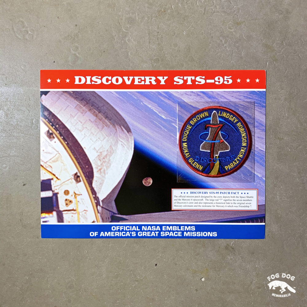 Oficiální textilní nášivka NASA - DISCOVERY STS-95