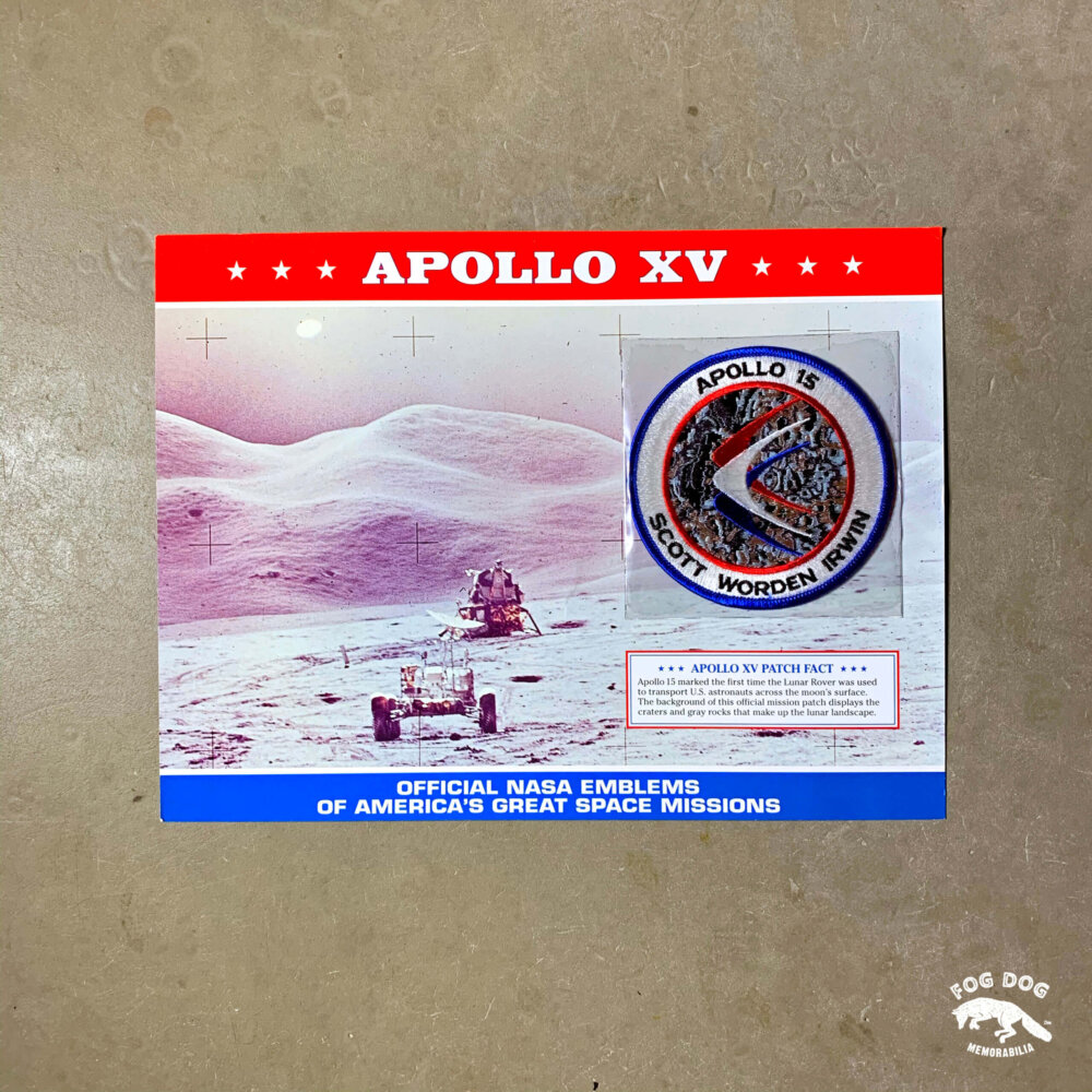 Oficiální textilní nášivka NASA - APOLLO XV