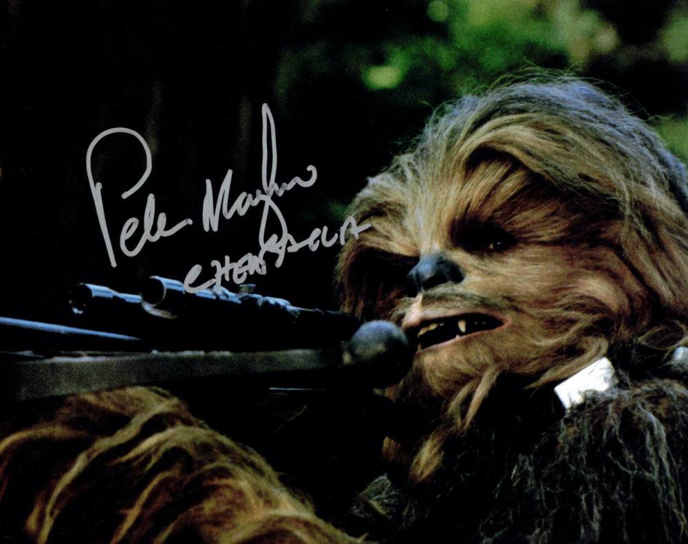 Peter Mayhew / Chewbacca, Star Wars - autogram