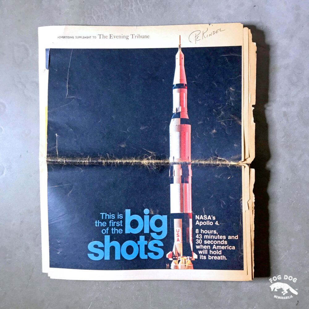 Příloha novin - mise NASA, Apollo 4 (1967)