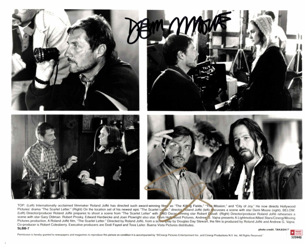 Demi Moore & Gary Oldman - autogram
