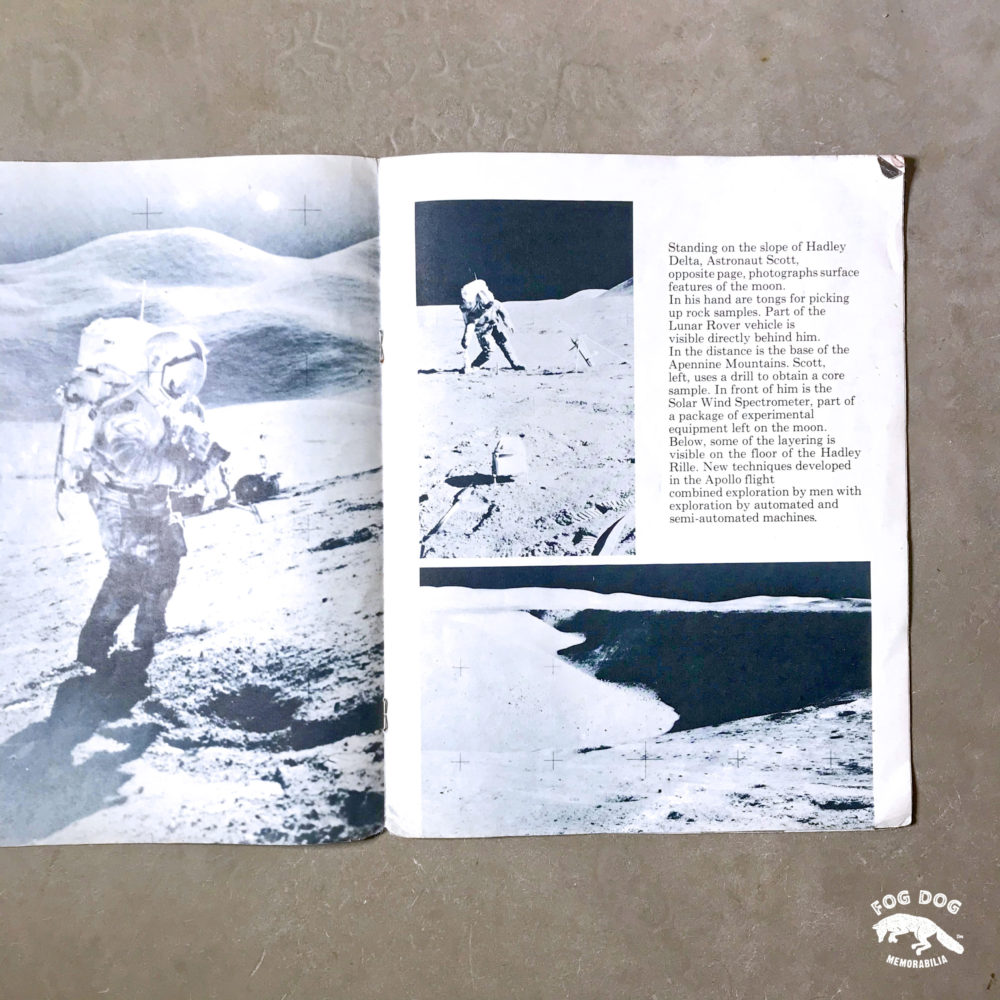 Brožura 3 DAYS ON THE MOON - mise Apollo 15 (1971)