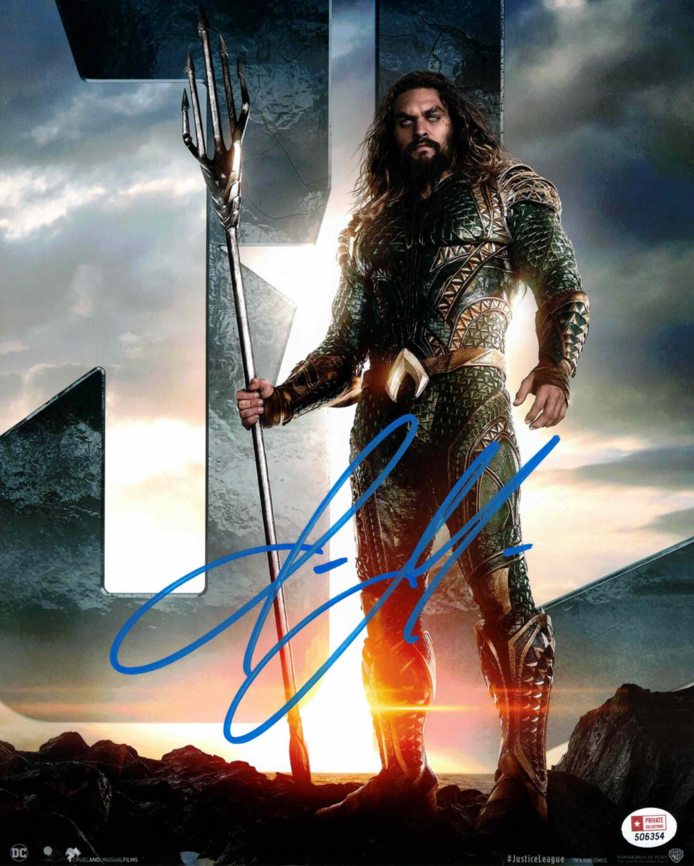 Jason Momoa / Aquaman - autogram