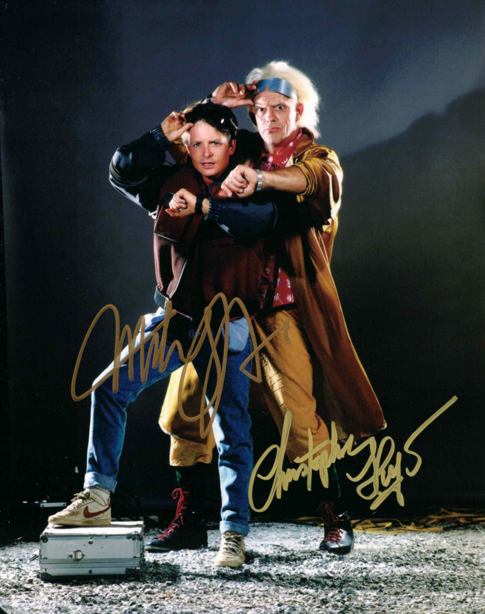 Christopher Lloyd & Michael J. Fox / Návrat do budoucnosti - autogram