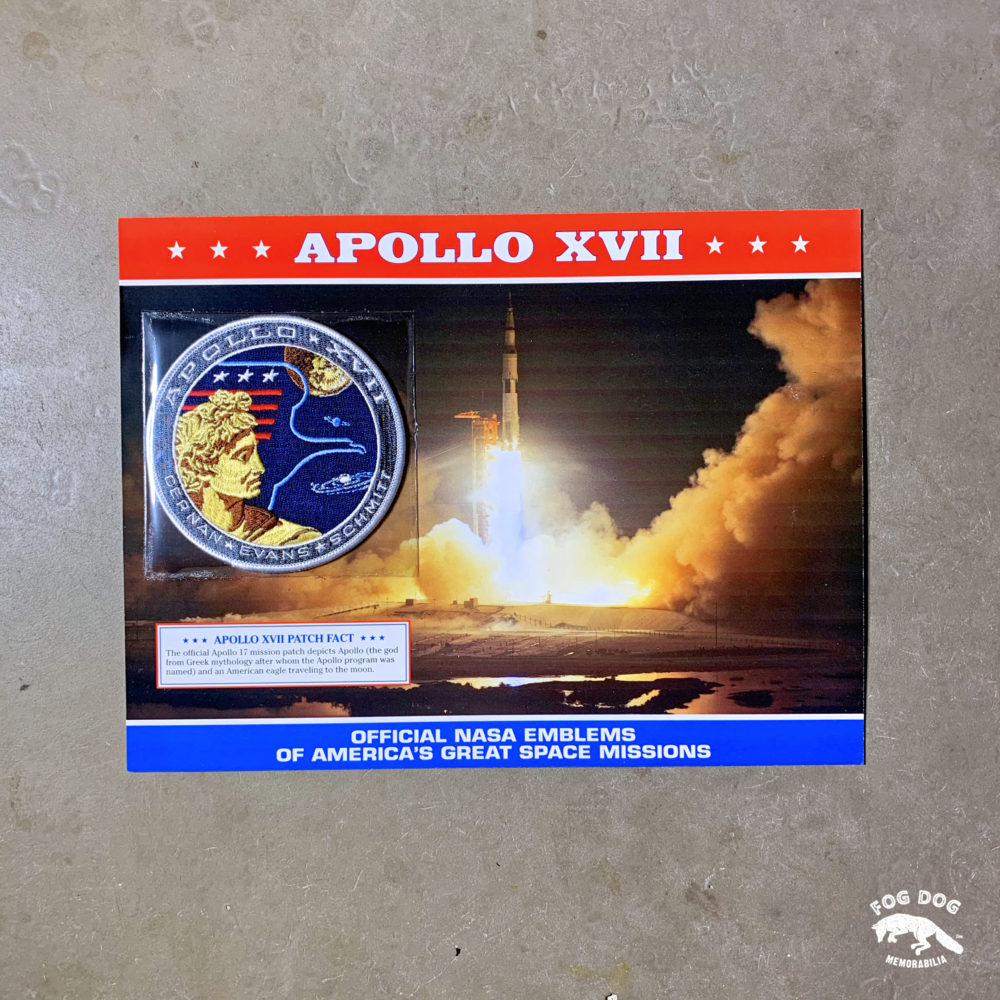 Oficiální textilní nášivka NASA - APOLLO XVII