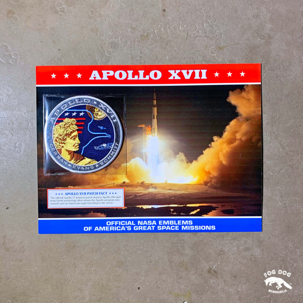 Oficiální textilní nášivka NASA - APOLLO XVII