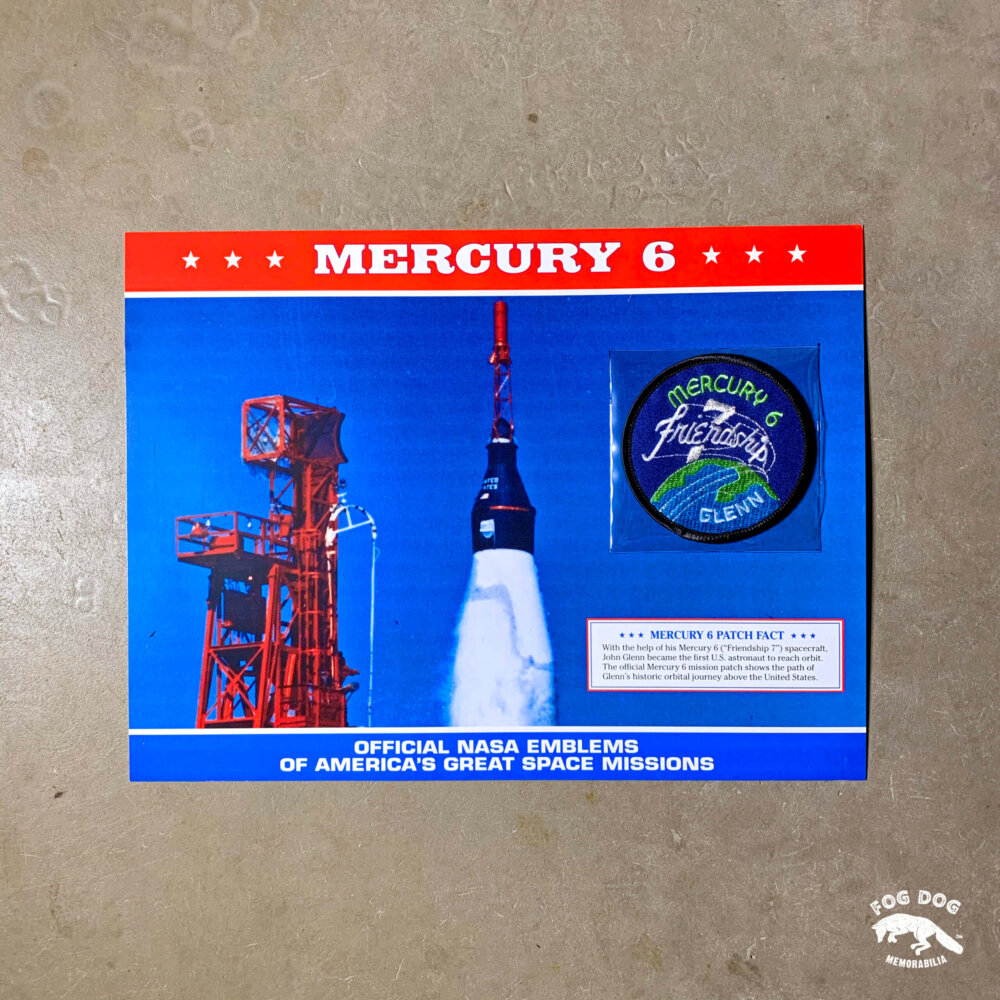 Oficiální textilní nášivka NASA - MERCURY 6