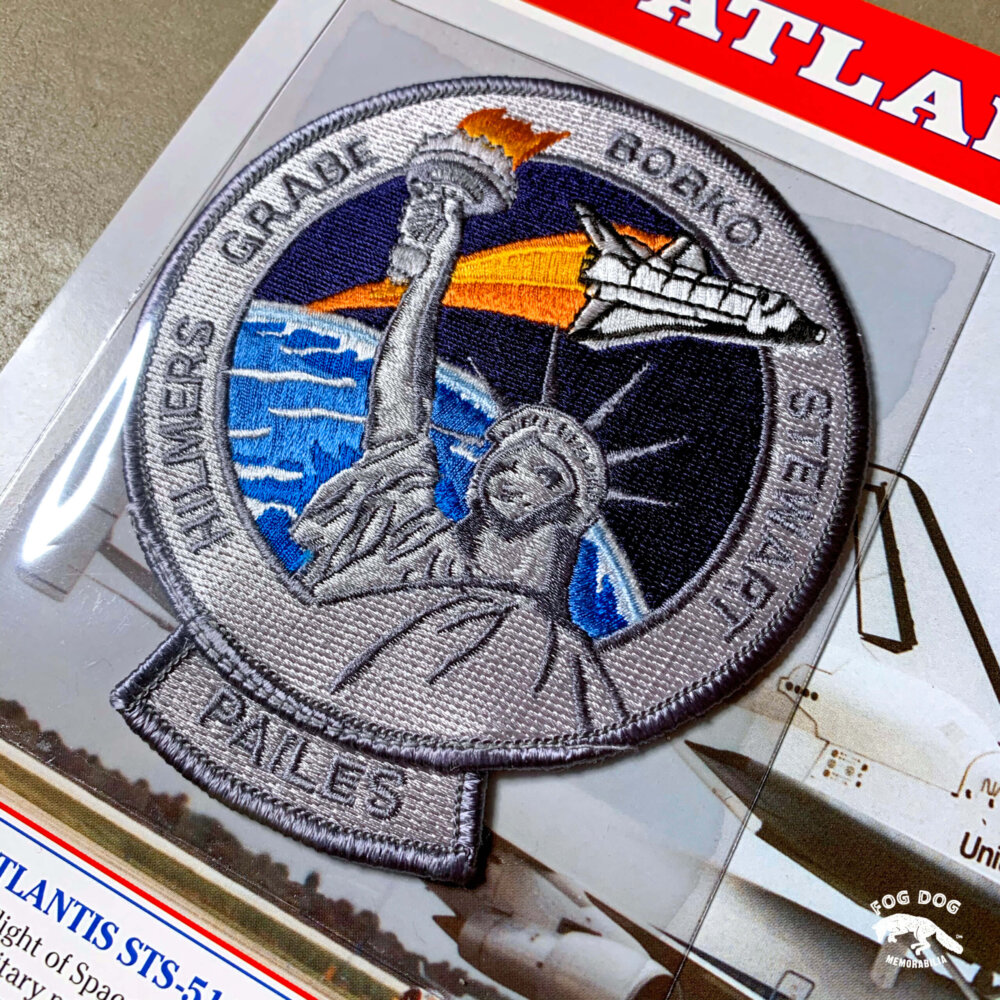 Oficiální textilní nášivka NASA - ATLANTIS STS-51J
