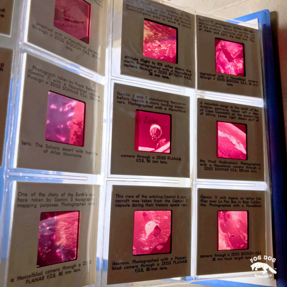 Staré NASA/Zeiss diapozitivy z misí Gemini (1966)
