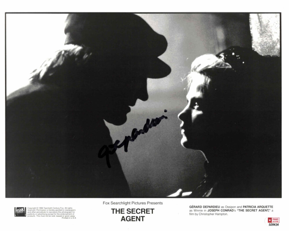 Gerard Depardieu - autogram