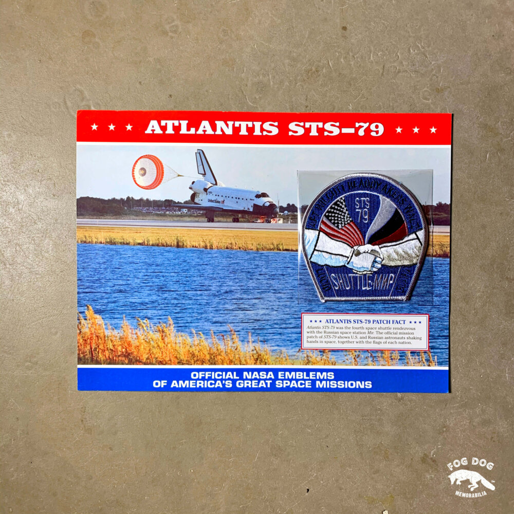 Oficiální textilní nášivka NASA - ATLANTIS STS-79