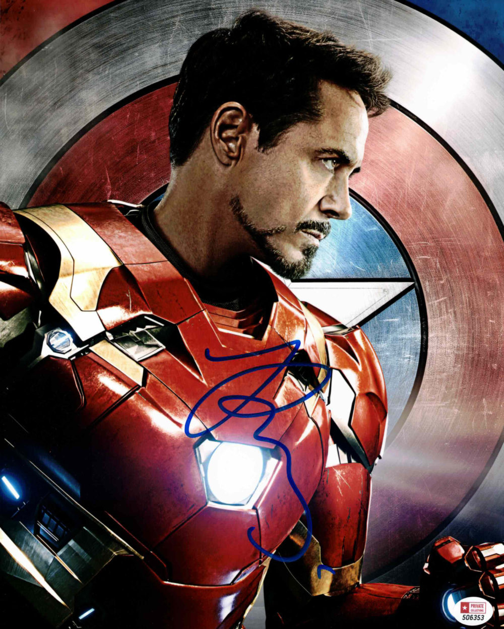Robert Downey Jr. / Iron Man - autogram