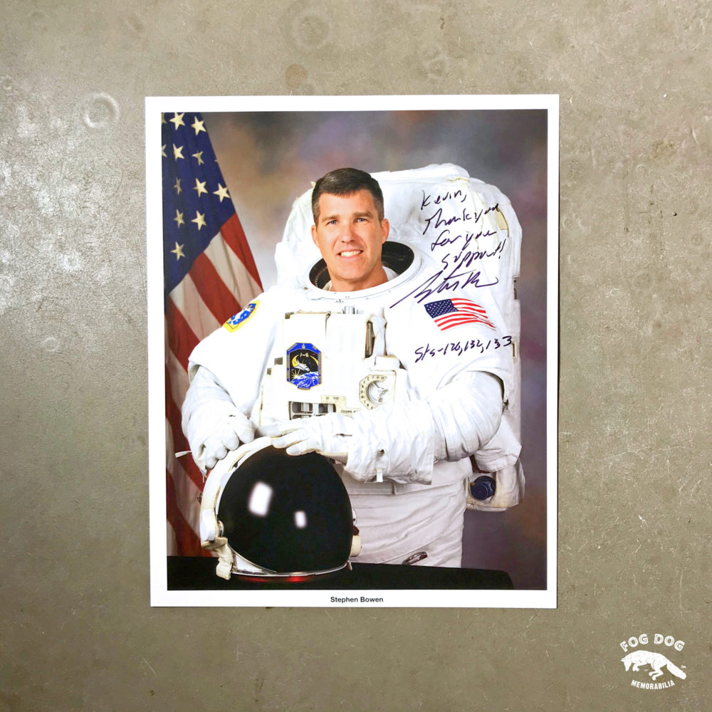 Autogram / astronaut Stephen Bowen