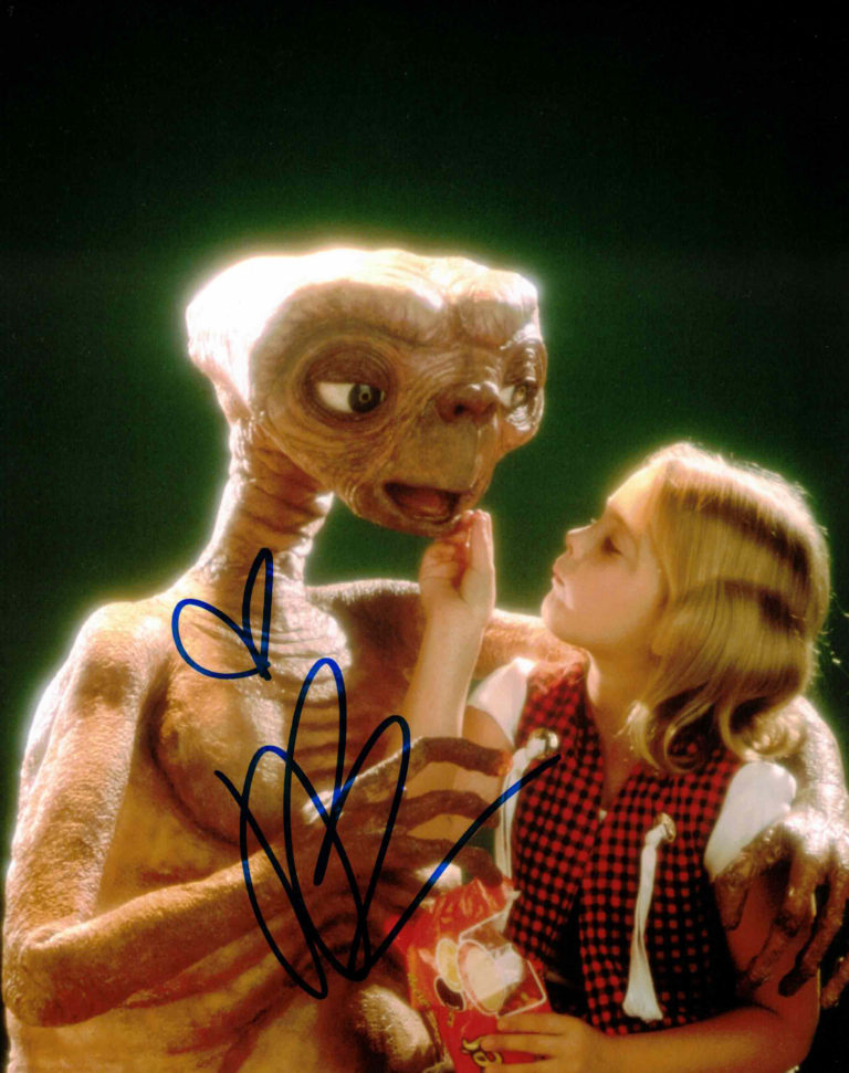 Drew Barrymore / E.T. - autogram