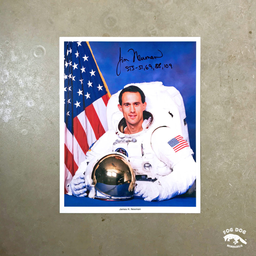Autogram / astronaut Jim Newman