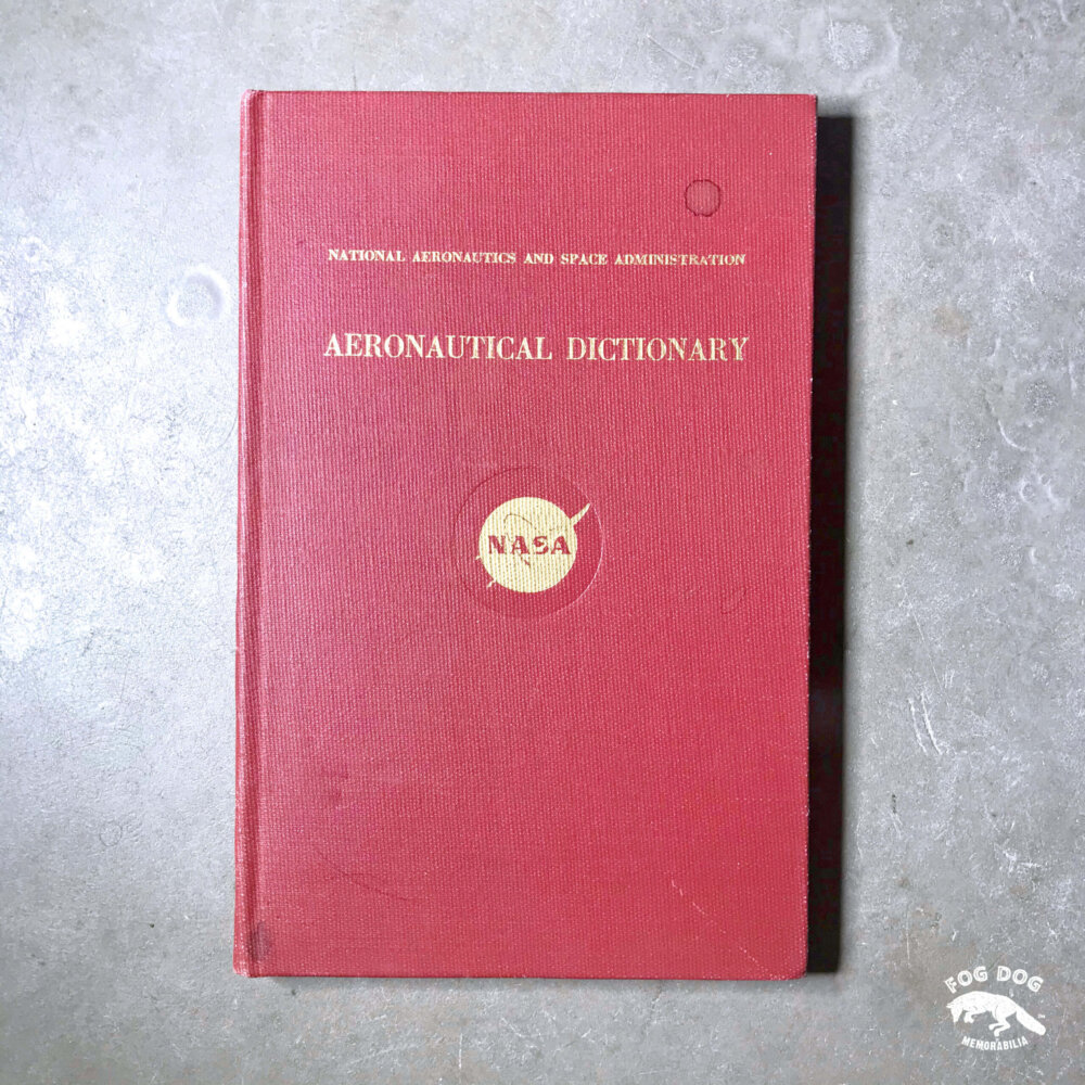 Publikace Aeronautical Dictionary NASA (1959)