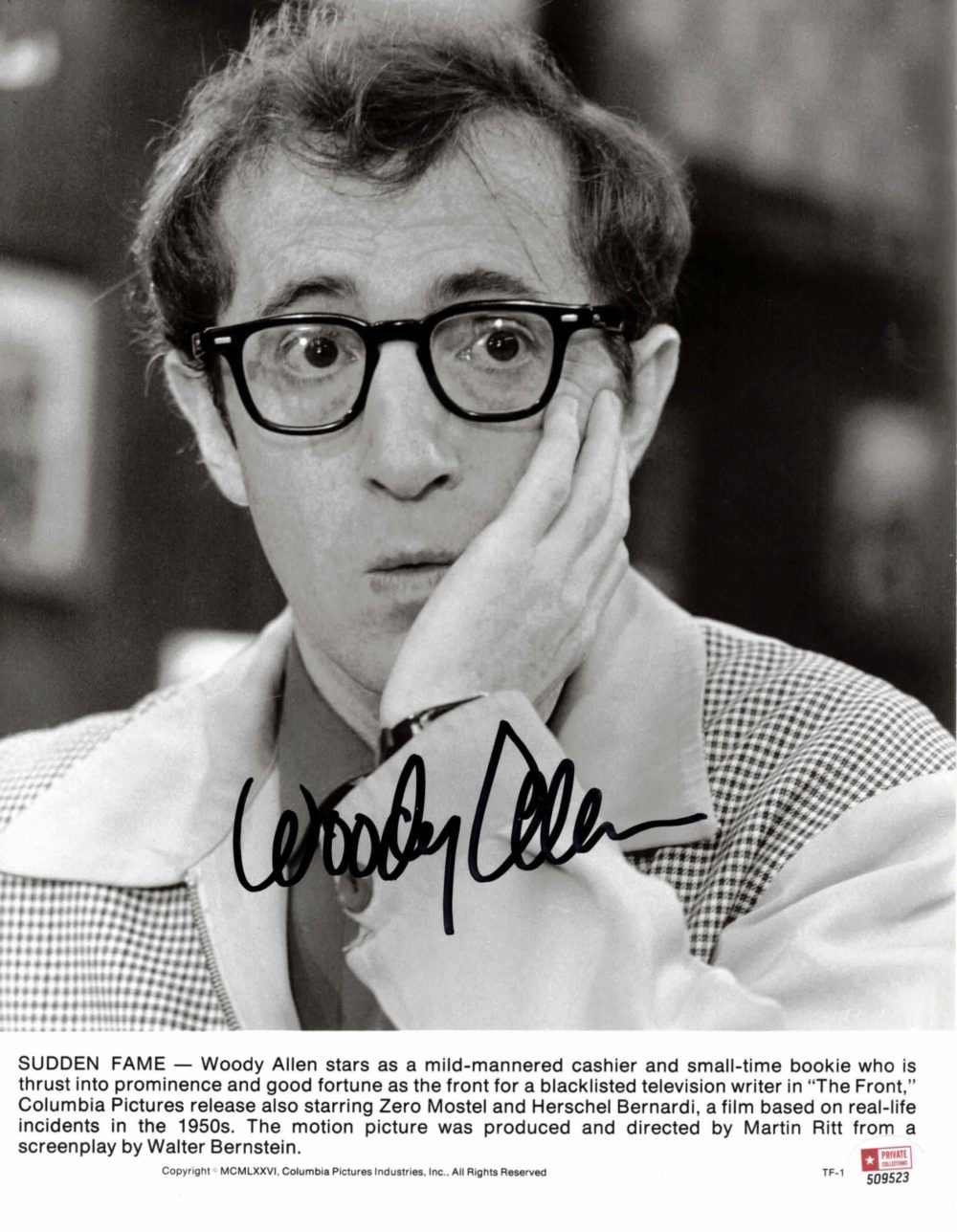 Woody Allen - autogram