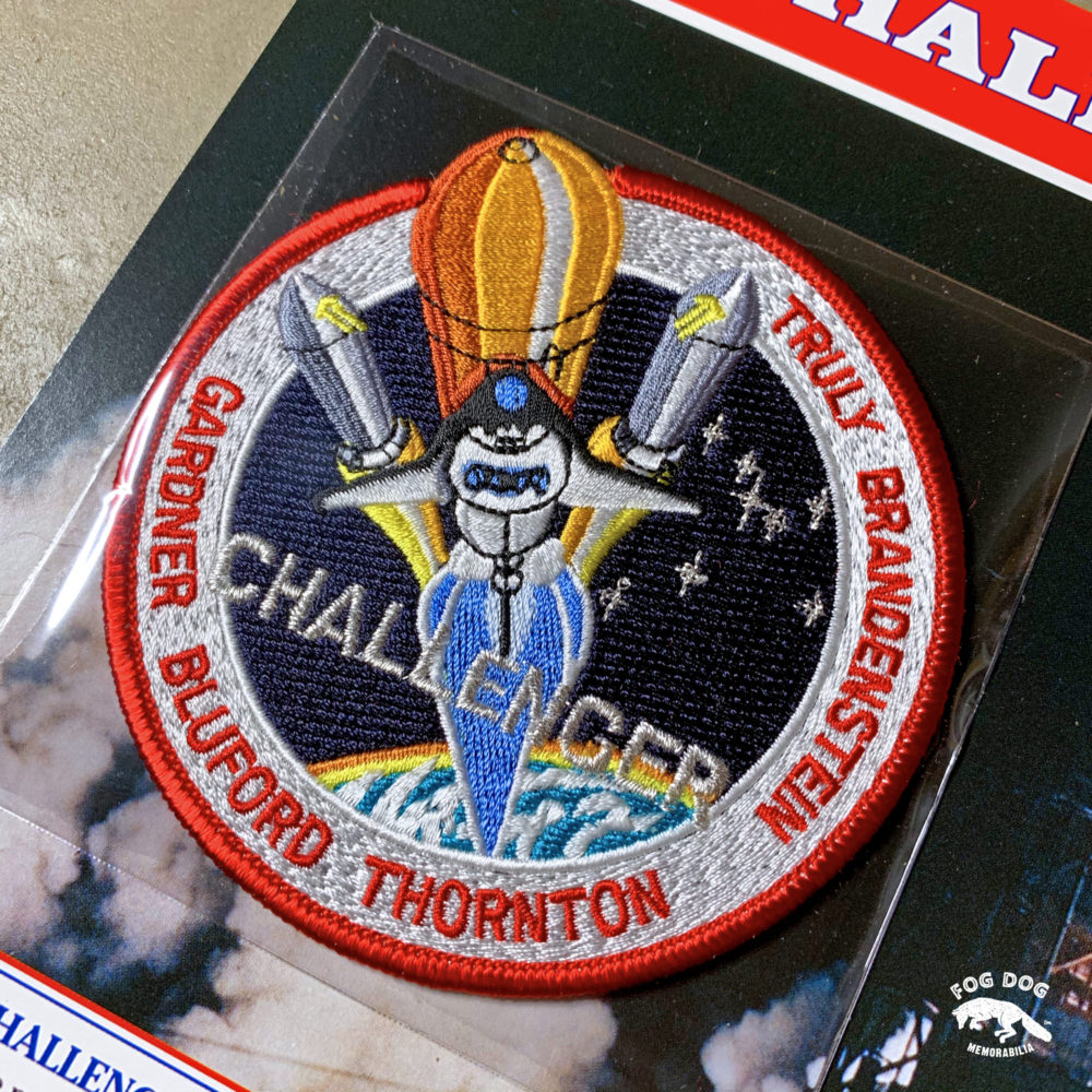 Oficiální textilní nášivka NASA - CHALLENGER STS-8