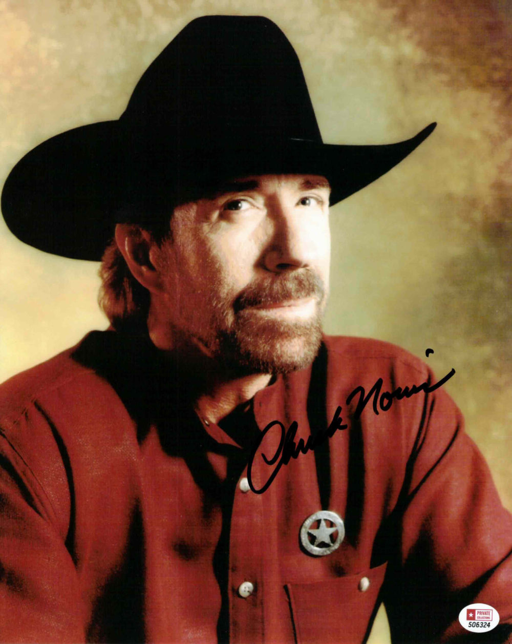 Chuck Norris - autogram