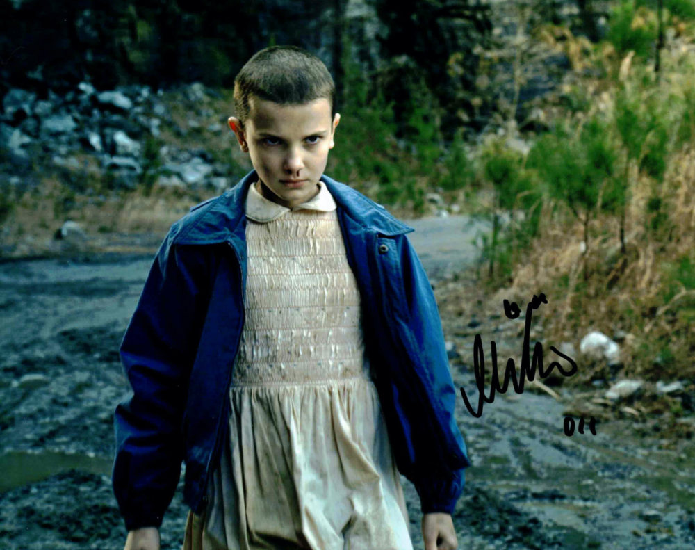 Millie Bobby Brown / Eleven, Stranger Things - autogram