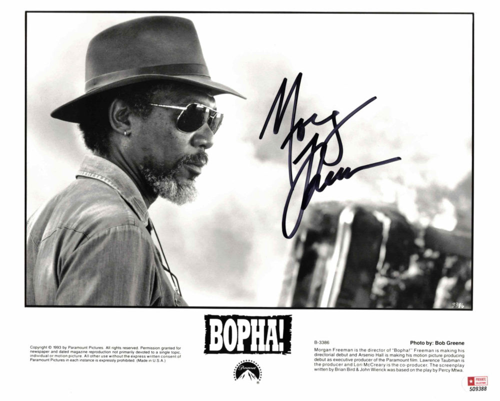Morgan Freeman - autogram