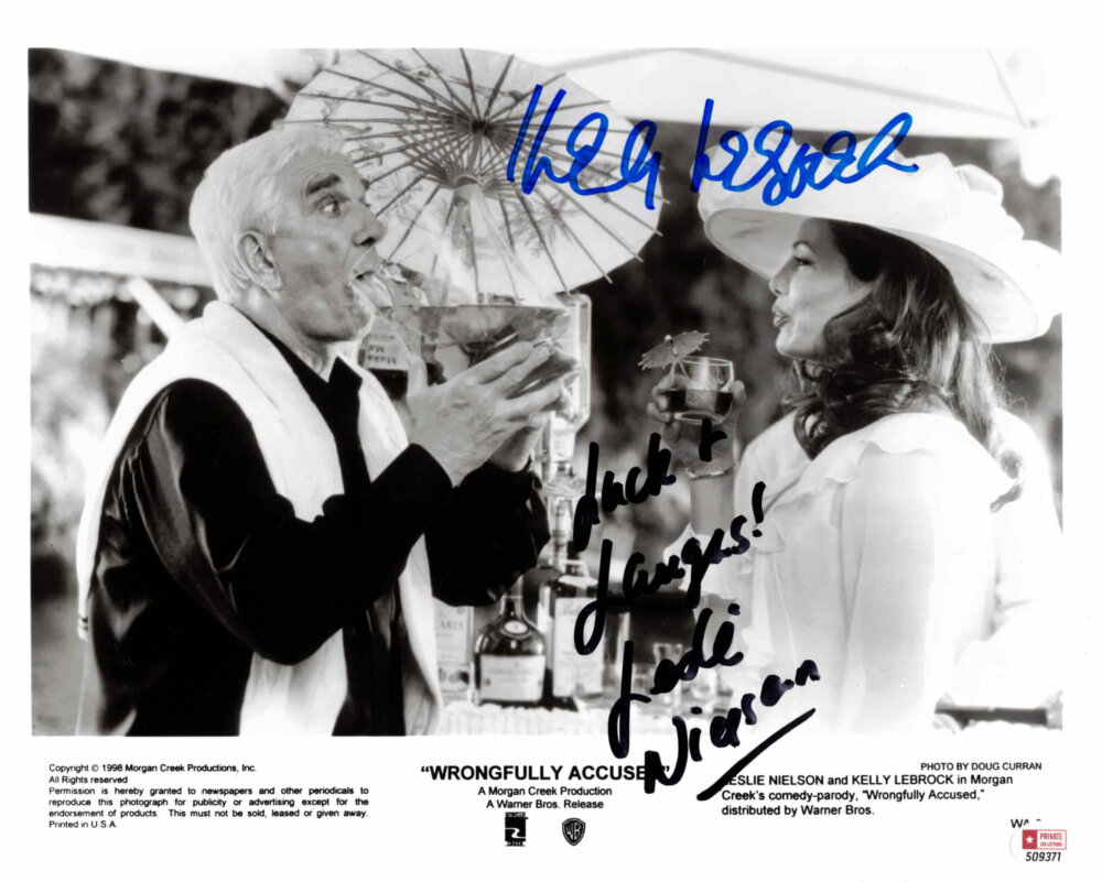 Leslie Nielson & Kelly Lebrock