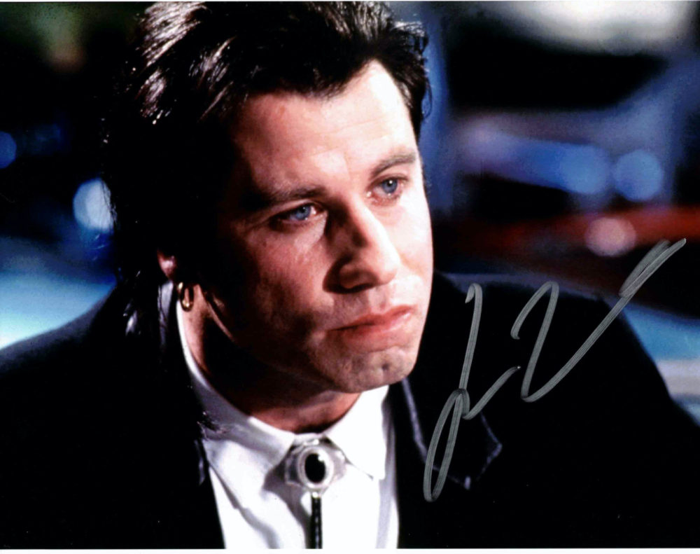 John Travolta / PULP FICTION - autogram