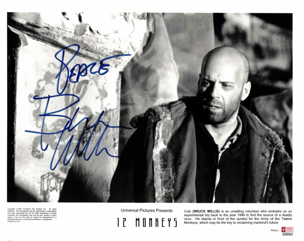 Bruce Willis - autogram