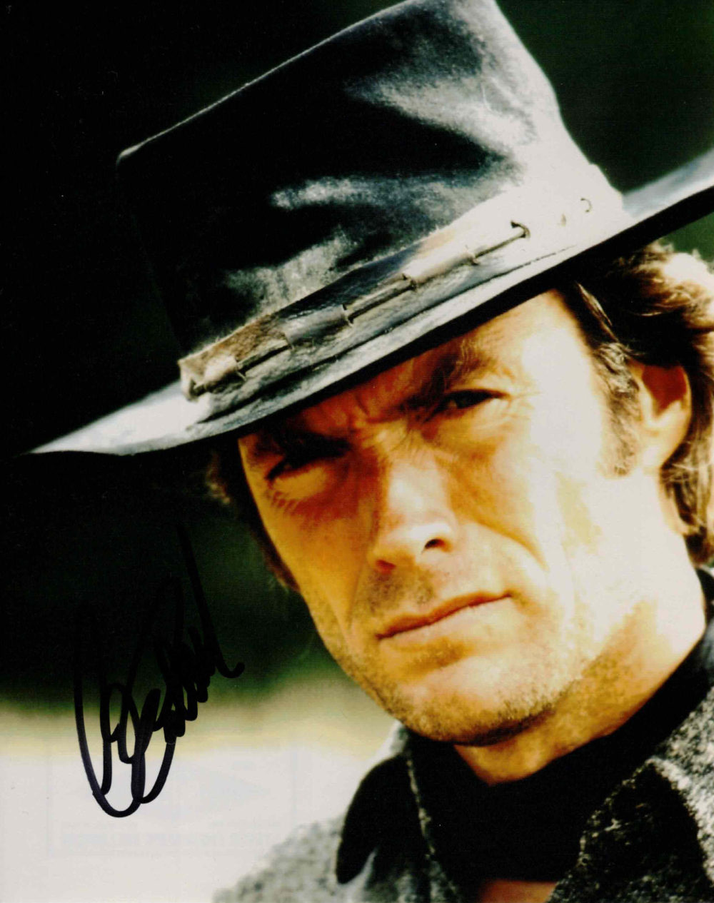 Clint Eastwood - autogram