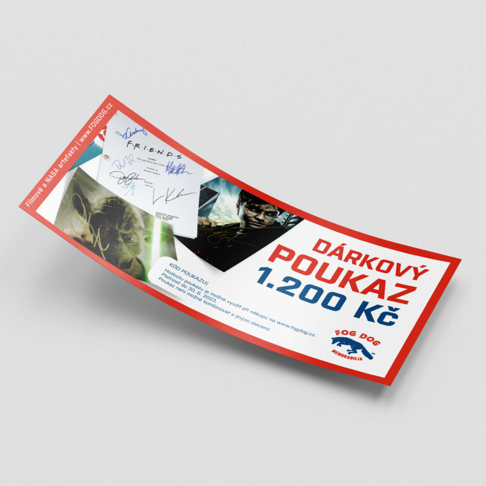 Dárkový poukaz 1200 Kč