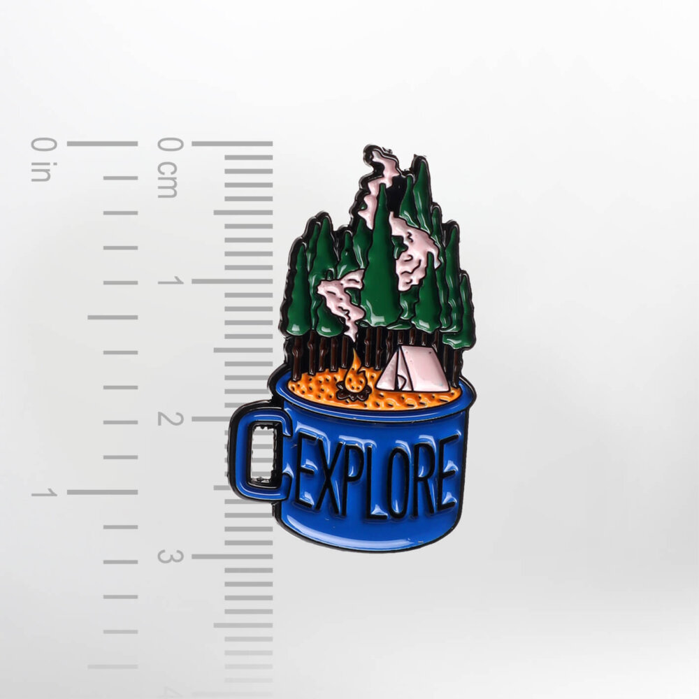 Explore Cup – Smaltovaný odznak (#018) - Image 2