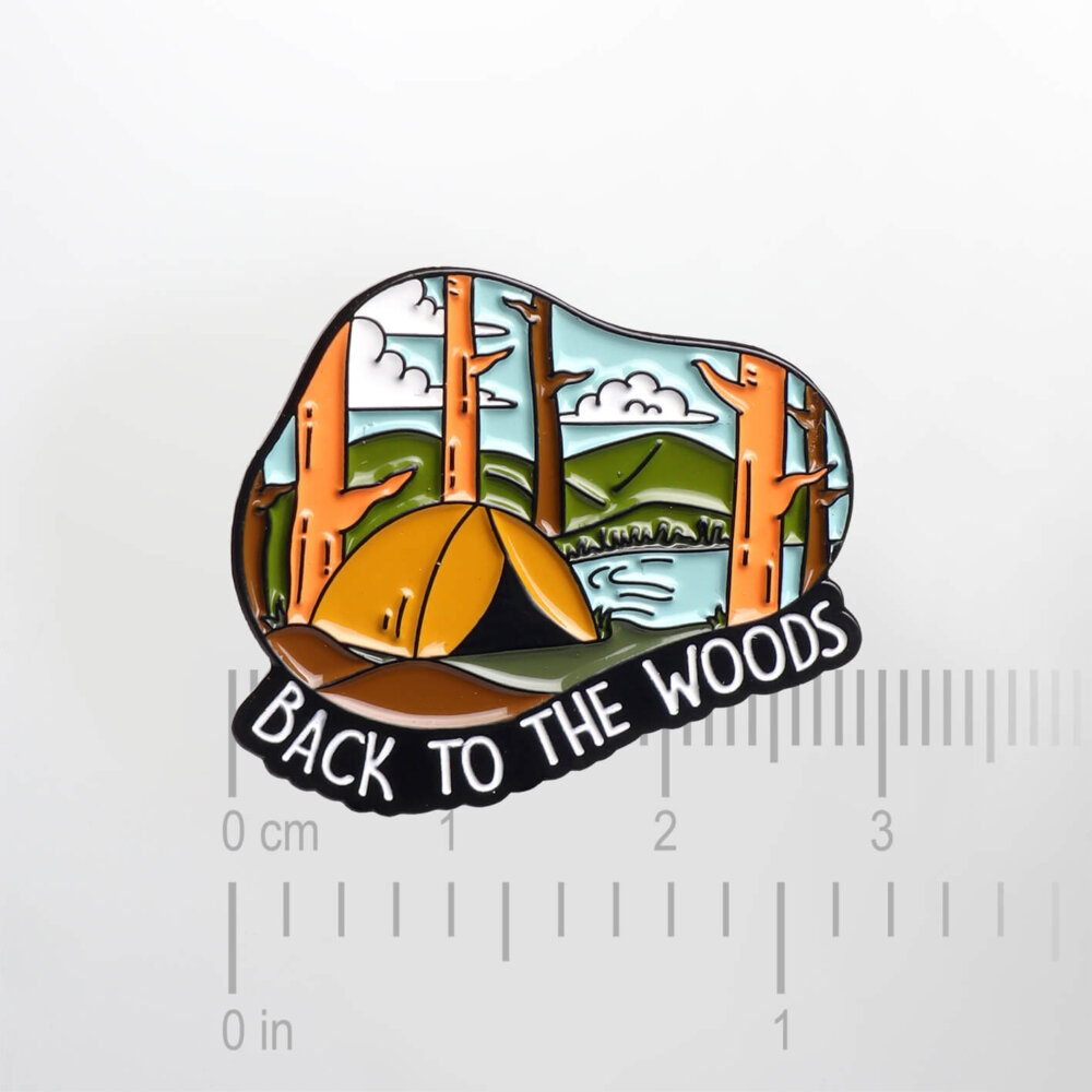 Back to the Woods – Smaltovaný odznak (#020) - Image 2